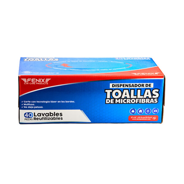 DISPENSADOR DE TOALLAS DE MICROFIBRA