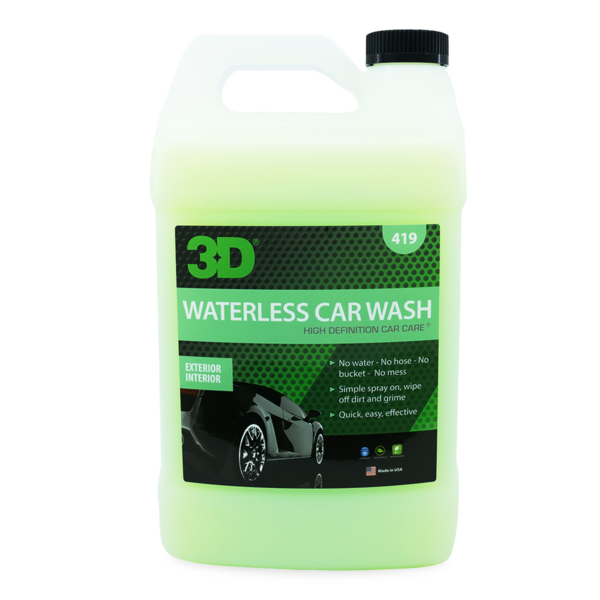 GREEN WATERLESS CARWASH. 1 GAL