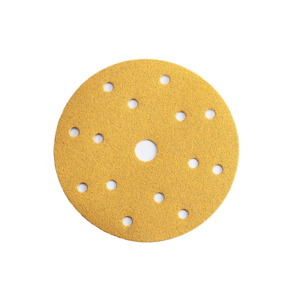 DISCO LIJADO CON VELCRO. DIAM 6". 15 AGUJEROS.