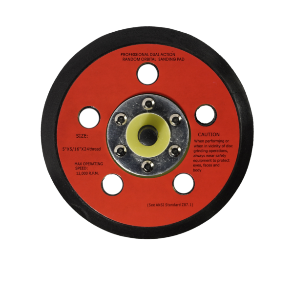 BACKING PLATE 5." P/ ORBITAL DE 8 M.M. UND