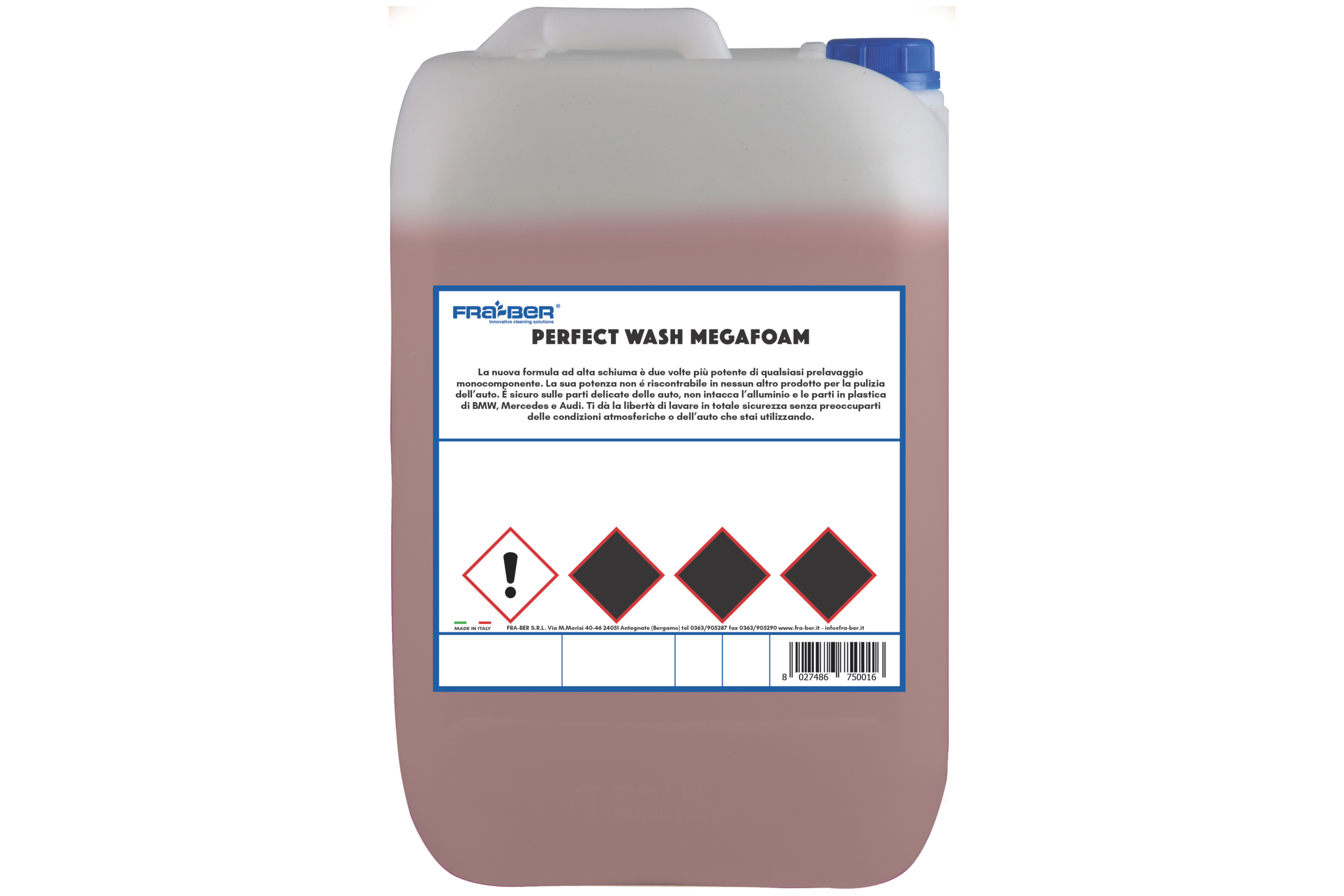 PERFECTWASH 2x1 MEGAFOAM 25KG - 700157 -3D-FENIXCARCAREPRODUCTS-FRABER-IKSPRAYERS-INNOVACAR-3DCARCARE